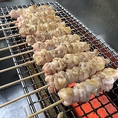 串焼きは一本一本丁寧に焼き上げています♪種類も豊富にございます！5本～盛り合わせもご用意♪