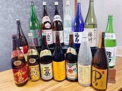 お酒も豊富。