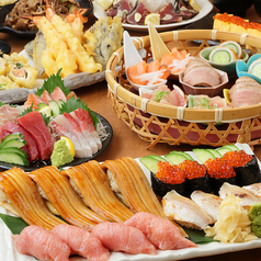 寿司と天ぷら ニューツルマツのコース写真