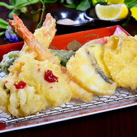 旬食材の天ぷら