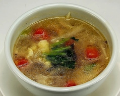 野菜とトマト、玉子のヘルシースープ 1人前