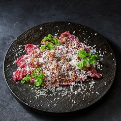 馬肉の創作カルパッチョ