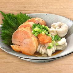 北海道から旬の恵みを直送で届く！！北海たら白子と北海あん肝の自家製ゆずポン酢和えが店長イチオシ！！の写真