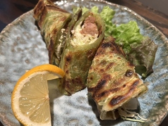 台湾屋台の薄焼き餅巻き