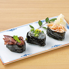 軍艦寿司 三種盛り