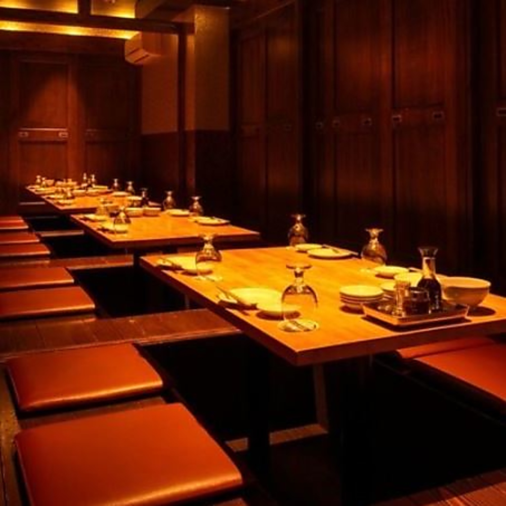 広々としたノンストレス宴会が可能！ゆったり寛げる掘りごたつ個室！最大25名までOKです☆