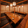団体様でご利用いただける円卓個室はご予約必須！宴会に最適な広々個室は人気のお席です★リピーターのお客様も多数♪喧騒を忘れられるくらいに上品で優雅な個室を完備しておりますのでぜひご利用ください！