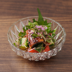 うなぎと季節野菜の彩り酢の物