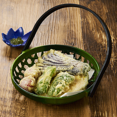 夏旬野菜の天ぷら盛り合わせ