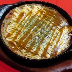 カレーマヨ山芋鉄板