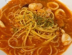 絶望スープパスタ（辛いです）
