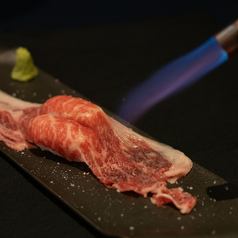 サーロインの炙り寿司