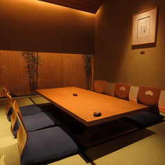 【座敷×個室席】落ち着いて食事をお楽しみいただきたい時にもおすすめです。