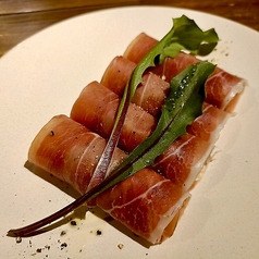 生ハムとアボカドのクルクル