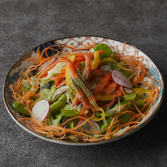野菜たっぷり和風胡麻サラダ
