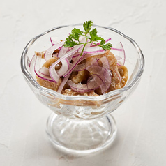 炭火鶏ハラミの塩麹檸檬マリネ