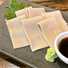 蕎麦刺し