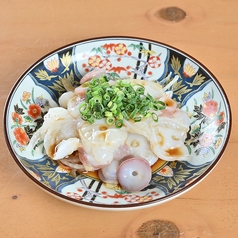 水たこ塩ネギごま油