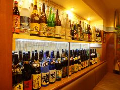 焼酎や日本酒の数が豊富☆