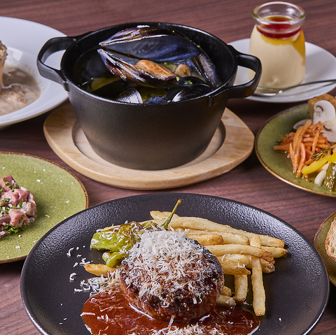 【新規開店】三陸ムール貝のバケツ蒸しとワインで癒しの空間と時間をお楽しみください