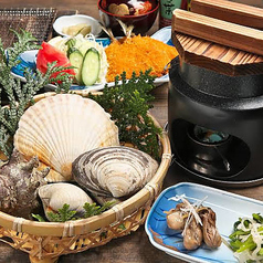 浜焼き能登風土のコース写真