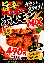 ビールとの相性抜群◎旨辛ホルモンMIX！