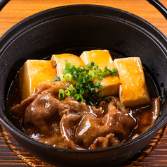 黄金出汁の和牛あんかけすき焼き豆腐