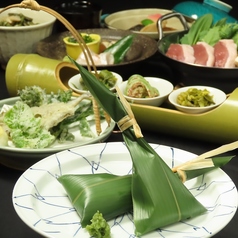 信州長野市 善光寺門前 やま茶屋のコース写真