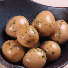 にんにく漬けうずら