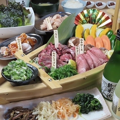 焼肉にくちょのコース写真