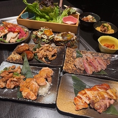 鉄板焼 お好み焼 かしわ 渋谷ヒカリエ店のコース写真