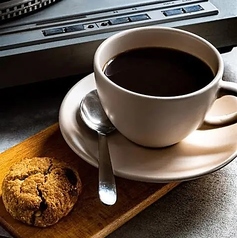 会議の合間にコーヒーブレイク