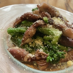 ホタルイカとはなっこりーのサラダ