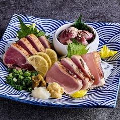 当店名物!鶏刺し三種盛り合わせ