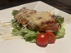 鶏のトマトチーズオープン焼き