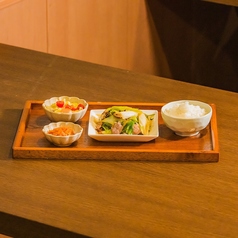 羊肉長ネギ炒めセット