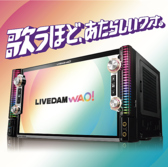 ビッグエコーで最新機種「LIVE DAM WAO!」を体感しよう！楽曲、映像、コンテンツ。全方向に進化した多彩な機能の全てが、みんなで歌う楽しさを、今まで以上に盛り上げる。今こそ、歌で輪をつくり、あたらしいオドロキを味わおう。