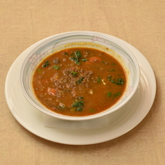 マイルドキーマカレー(羊のひき肉とこまつな、人参、しめじ、ポテト入り)