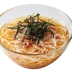 〆のさっぱり冷しそうめん