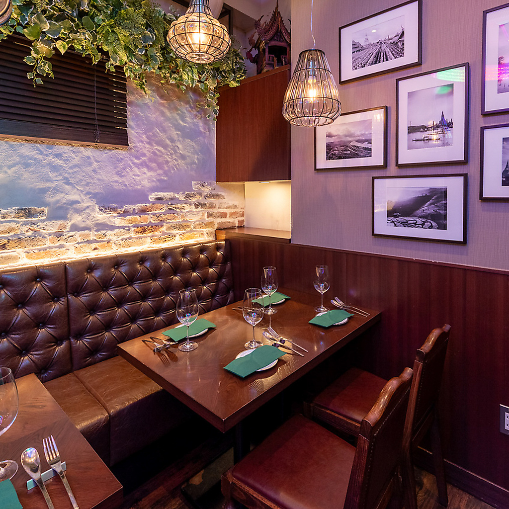 銀座で味わう、本格バンコク料理と心地よいリゾート空間。心地よいリゾート空間で贅沢なひととき