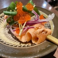 料理メニュー写真&nbsp;炙りサーモンカルパッチョ