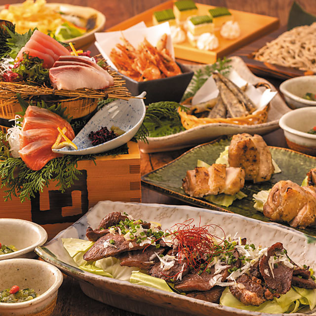 山と海の恵み…旬の食材満載の各種ご宴会コース⇒３時間制のご宴会も承ります。ご宴会は…かっこで♪