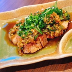 豚バラわさびポン酢　薬味仕立て