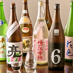 日本酒が自慢！！希少銘柄も！