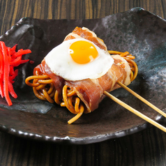 焼そば巻き/カマンベールチーズ串