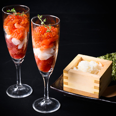 海鮮宝石グラス 手巻き寿司
