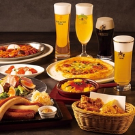 沢山の料理の数々！一人飲みでもシェアでも楽しめる☆