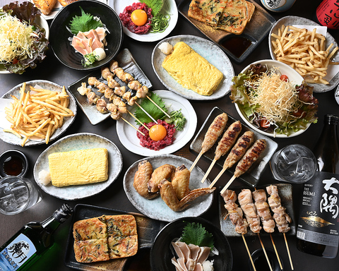 今宵も地元の焼き鳥酒場で寄り道♪炭火焼き＆季節料理も充実！