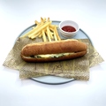 料理メニュー写真&nbsp;バゲットサンド(ハム＆チーズ・チキン＆バジル)