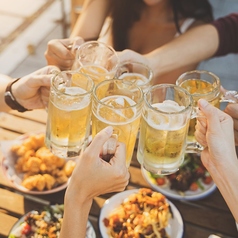 是非ビアガーデン気分を味わいながら、楽しい一時を！